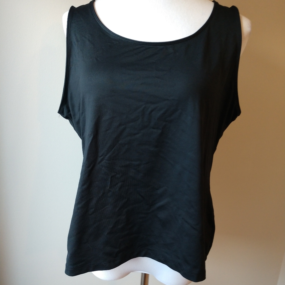 Black Shell Tank Top